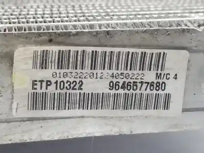 Автозапчасти б/у водяной радиатор за citroen c4 berlina vtr plus ссылки oem iam 9646577680  9646577680