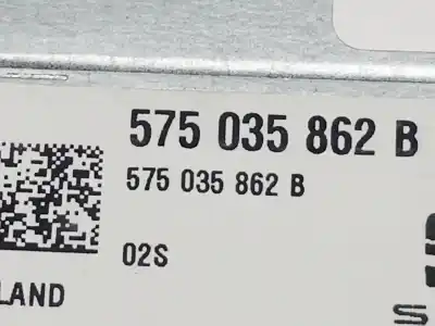 Second-hand car spare part gps navigation system for seat ateca (kh7) motor 1.0 ltr. - 85 kw tsi oem iam references 575035862b  575035862b