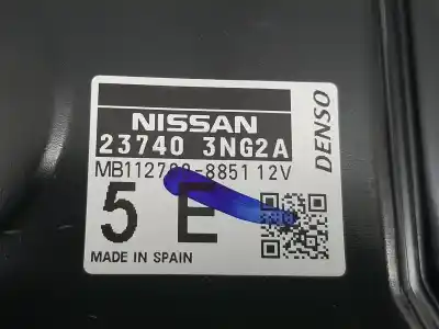 Second-hand car spare part ecu engine control for nissan leaf acenta 109 cv / 80 kw oem iam references 237403ng2a  237403ng2a