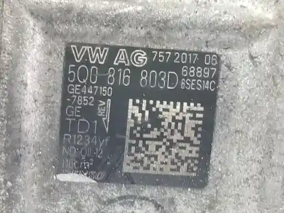 Second-hand car spare part air conditioning compressor for seat ateca (kh7) reference oem iam references 5q0816803d  5q0816803d