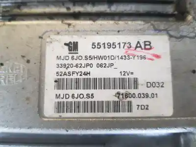 Pezzo di ricambio per auto di seconda mano CENTRALINA MOTORE per SUZUKI SWIFT BERLINA (MZ)  Riferimenti OEM IAM 55195173AB  55195173AB