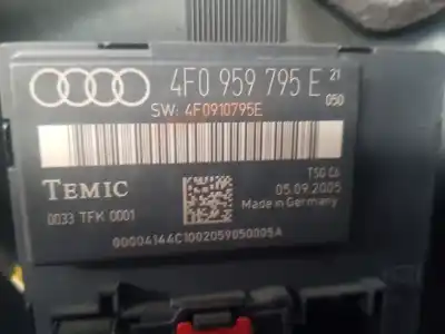 Peça sobressalente para automóvel em segunda mão módulo eletrônico por audi a6 berlina (4f2) 3.2 fsi referências oem iam 4f0959795e