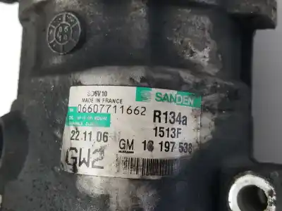 Second-hand car spare part air conditioning compressor for opel meriva blue line oem iam references 1513f  13197538