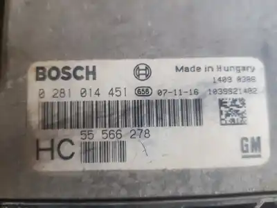 Автозапчастина б/у ебу контролер двигуна для opel astra gtc cosmo посилання на oem iam 0281014451 Автозапчастина б/у ебу контролер двигуна для opel astra gtc cosmo посилання на oem iam 0281014451