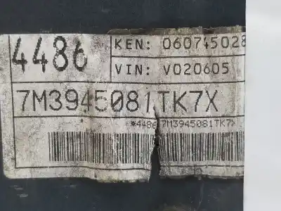 Second-hand car spare part various parts for volkswagen sharan (7m6/7m9) 2.0 tdi oem iam references 7m3945081  