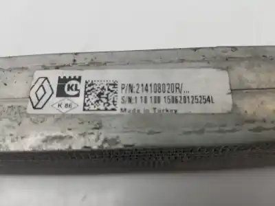 Автозапчастина б/у водяний радіатор для renault captur intens посилання на oem iam 214108020r  214108020r