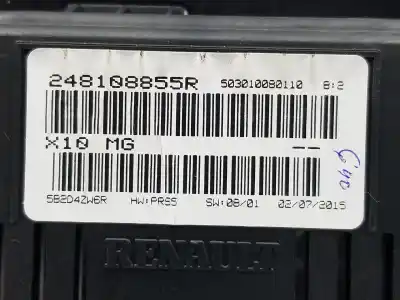 Peça sobressalente para automóvel em segunda mão quadrante por renault zoe life referências oem iam 248108855r  248108855r
