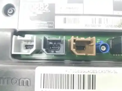 Second-hand car spare part multifunction display for renault zoe life oem iam references 259156379r  259156379r