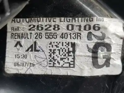 Second-hand car spare part left tailgate light for renault zoe life oem iam references 26280106  26280106