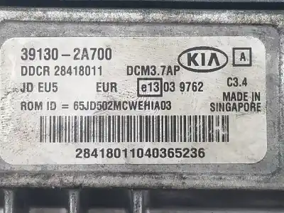 Second-hand car spare part ecu engine control for kia cee´d business oem iam references 391302a700  391302a700