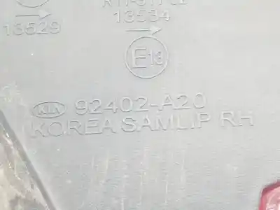 Second-hand car spare part right tailgate light for kia cee´d business oem iam references 92402a20  92402a20