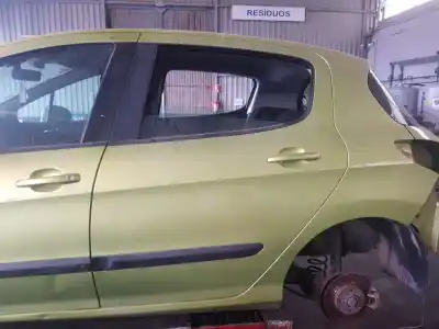Peça sobressalente para automóvel em segunda mão porta do automóvel traseira esquerda por peugeot 308 confort referências oem iam 
