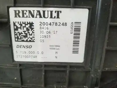 Автозапчастина б/у ПОВНЕ НОРМАЛЬНЕ ОПАЛЕННЯ для DACIA SANDERO  Посилання на OEM IAM 272700774R  