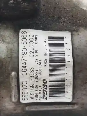 Second-hand car spare part air conditioning compressor for jeep compass limited oem iam references cg4471905066  cg4471905066