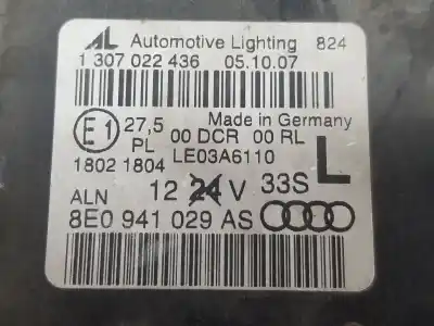 Peça sobressalente para automóvel em segunda mão farol / farolim esquerdo por audi a4 berlina (8e) 2.0 tdi 16v (103kw) referências oem iam 8e0941029as  