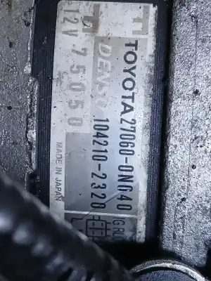 Pezzo di ricambio per auto di seconda mano alternatore per toyota auris active riferimenti oem iam 270600n640