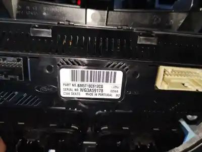 Peça sobressalente para automóvel em segunda mão comando de sofagem (chauffage / ar condicionado) por ford focus turn. (cb8) titanium referências oem iam bm5t18c612cg  