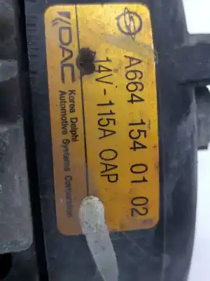 Автозапчастина б/у генератор для ssangyong kyron 200 xdi limited посилання на oem iam a6641540102