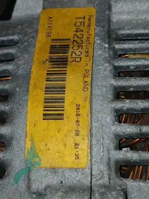 Автозапчастина б/у генератор для renault clio ii fase ii (b/cb0) authentique посилання на oem iam t542252r  