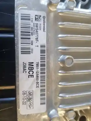 Second-hand car spare part ECU ENGINE CONTROL for FORD FOCUS LIM. (CB4)  OEM IAM references 7M5112A650BCE  7M5112A650BCE