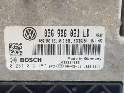 Recambio de automóvil de segunda mano de CENTRALITA MOTOR UCE para SKODA OCTAVIA BERLINA (1Z3)  referencias OEM IAM 03G906021LD  