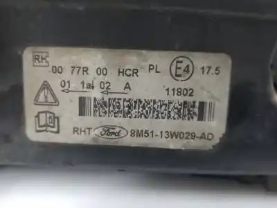 Peça sobressalente para automóvel em segunda mão farol / farolim direito por ford focus lim. (cb4) trend referências oem iam 8m5113w029ad  8m5113w029ad