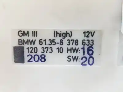 Second-hand car spare part electronic module for bmw serie 7 (e38) 750i automático oem iam references 8378633  8378633