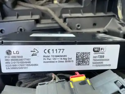 Peça sobressalente para automóvel em segunda mão módulo eletrônico por opel zafira tourer b16dth referências oem iam 39017359