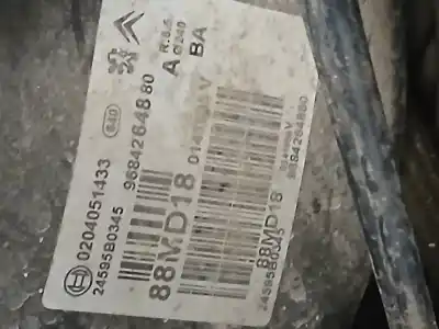 Second-hand car spare part brake servo for citroen c2 audace oem iam references 9684264880