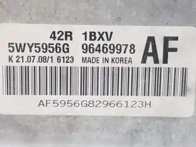 Second-hand car spare part  for CHEVROLET AVEO  OEM IAM references 96469978 5WY5956G 96469978