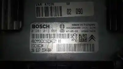Pezzo di ricambio per auto di seconda mano centralina motore per peugeot 207 sport riferimenti oem iam 9663755480