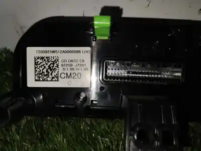 Peça sobressalente para automóvel em segunda mão comando de sofagem (chauffage / ar condicionado) por kia ceed drive referências oem iam 97250j7201  