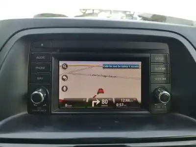 Peça sobressalente para automóvel em segunda mão display gps / multimídia por mazda cx-5 center-line 2wd referências oem iam kd4766dv0b  16700031