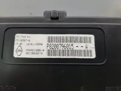 Second-hand car spare part dashboard for renault kangoo (f/kc0) luxe privilege oem iam references 8200796015a  8200796015a