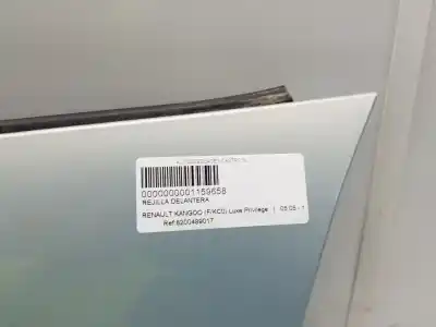 Автозапчастина б/у передня решіта для renault kangoo (f/kc0) luxe privilege посилання на oem iam 8200499017  8200499017