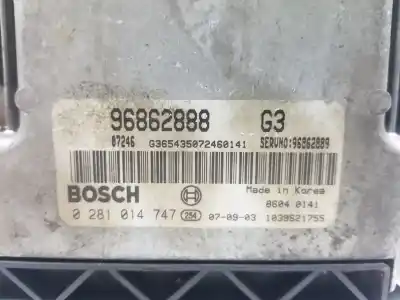 Second-hand car spare part ecu engine control for chevrolet epica lt oem iam references 96862888 0281014747 96862888