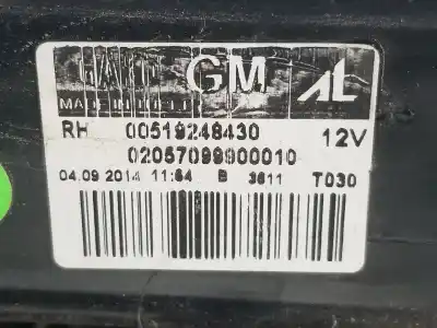 Pezzo di ricambio per auto di seconda mano luci posteriori destra per opel combo d expression l1h1 riferimenti oem iam 00519248430  00519248430