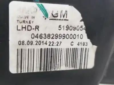 Pezzo di ricambio per auto di seconda mano faro anteriore destro per opel combo d expression l1h1 riferimenti oem iam 51909054  51909054