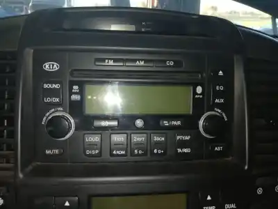 İkinci el araba yedek parçası SES SISTEMI / RADYO CD için KIA CARNIVAL  OEM IAM referansları   