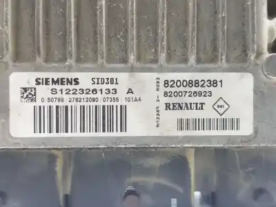 Second-hand car spare part ecu engine control for renault laguna iii dynamique tomtom oem iam references 8200882381  8200882381