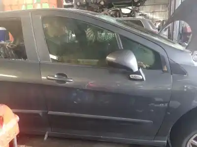 Peça sobressalente para automóvel em segunda mão porta dianteira direita por peugeot 308 access referências oem iam 