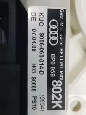 Автозапчасти б/у мотор стекла переднего правого за audi a3 (8p) 2.0 tdi limited edition (103kw) ссылки oem iam 8p0959802k  8p0959802k