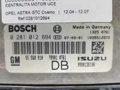 Автозапчастина б/у ебу контролер двигуна для OPEL ASTRA GTC Cosmo Посилання на OEM IAM 0281012694 55560810 0281012694