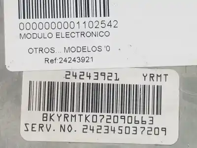 Second-hand car spare part electronic module for » otros... modelos 0000000 oem iam references 24243921  24243921