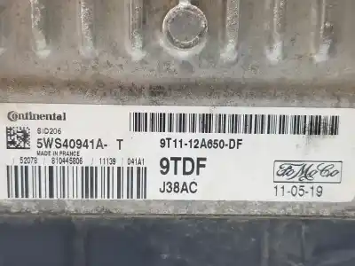 Автозапчастина б/у ебу контролер двигуна для ford transit connect (tc7) furgón largo (2006->) посилання на oem iam 9t1112a650df 5ws40941a 9t1112a650df