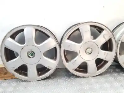 Gebrauchtes Autoersatzteil räder satz autoreifen zum skoda fabia (6y2/6y3) classic oem-iam-referenzen 6y0601025a  6y0601025a