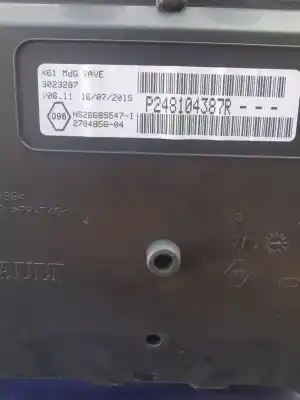 Peça sobressalente para automóvel em segunda mão quadrante por renault kangoo profesional referências oem iam p248104387r  278485604