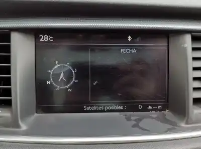 Second-hand car spare part multifunction display for peugeot 508 active oem iam references 9801286980  a2c33030400