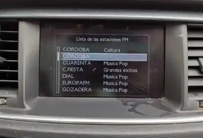 Second-hand car spare part multifunction display for peugeot 508 active oem iam references 9801286980  a2c33030400