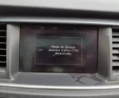 Second-hand car spare part multifunction display for peugeot 508 active oem iam references 9801286980  a2c33030400